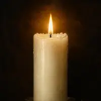 Imagen de Vela blanca de paz