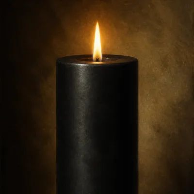 Vela negra de protección