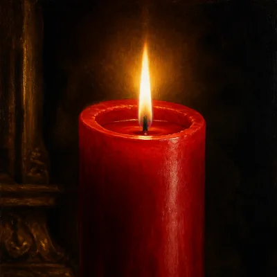 Vela roja de amor